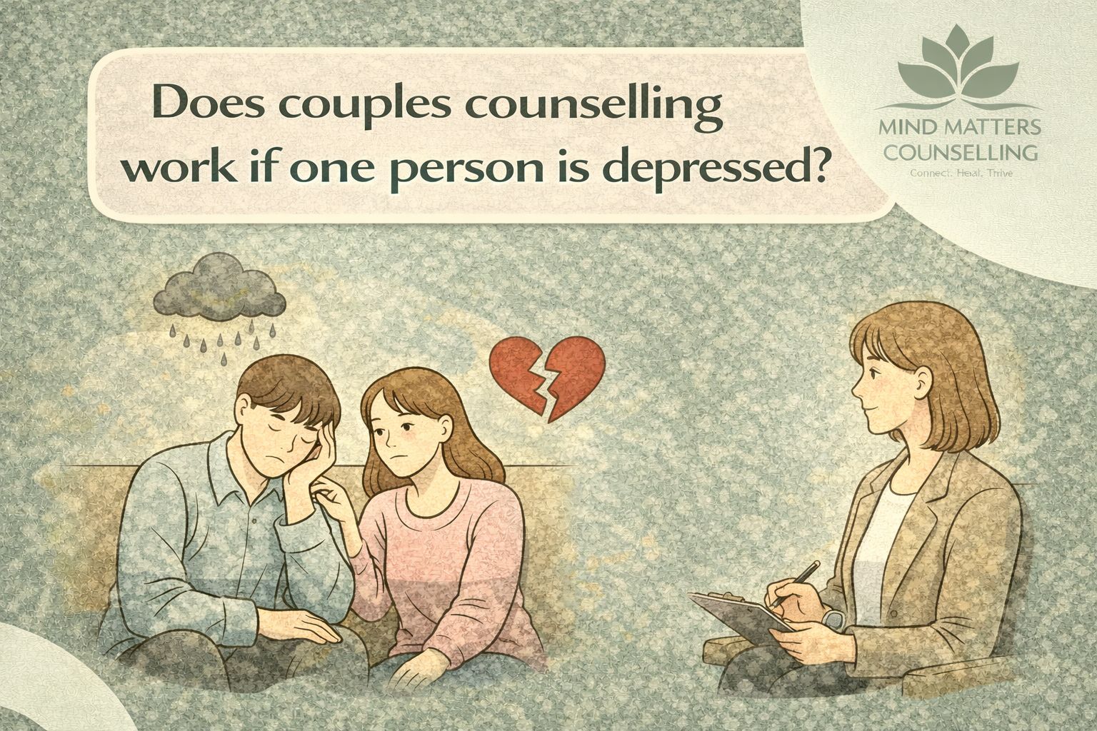 Couples Counselling Work If One Person Is Depressed