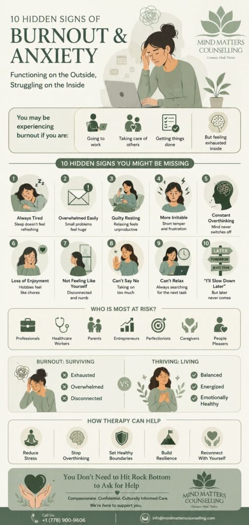 10 Subtle Signs of Burnout and Anxiety You Might Be Missing